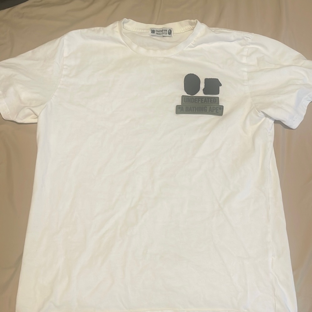 Bape X UNDTFD White Tee (no patches)